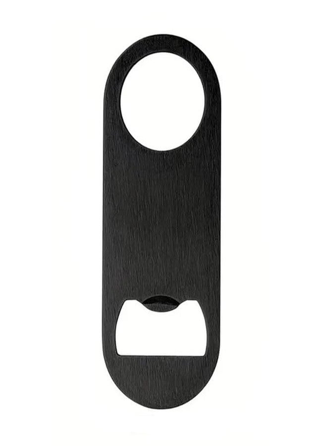 Dynore Stainless Steel Classic Multipurpose Black Bottle Opener - Image 1